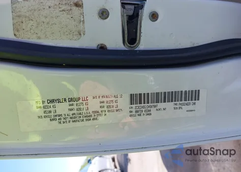 2013 Dodge Charger Se from USA, damaged, VIN 2C3CDXBG1DH507807